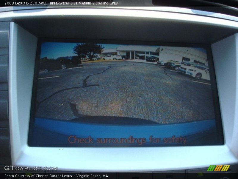 Breakwater Blue Metallic / Sterling Gray 2008 Lexus IS 250 AWD