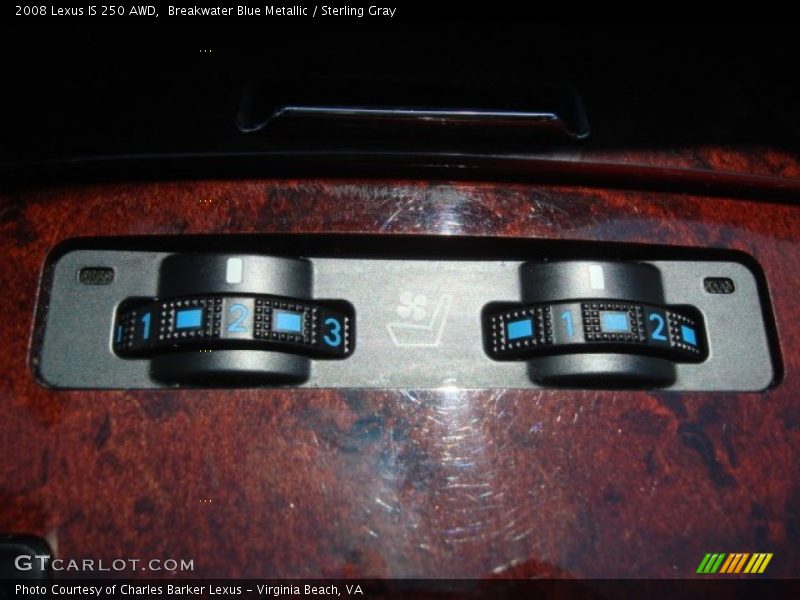 Breakwater Blue Metallic / Sterling Gray 2008 Lexus IS 250 AWD