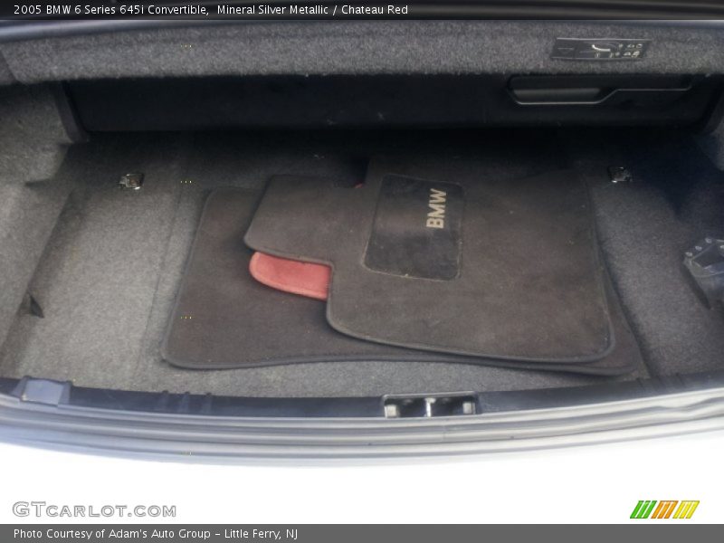  2005 6 Series 645i Convertible Trunk