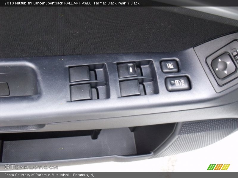 Tarmac Black Pearl / Black 2010 Mitsubishi Lancer Sportback RALLIART AWD