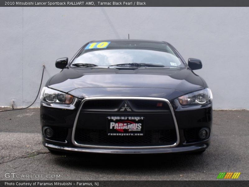 Tarmac Black Pearl / Black 2010 Mitsubishi Lancer Sportback RALLIART AWD