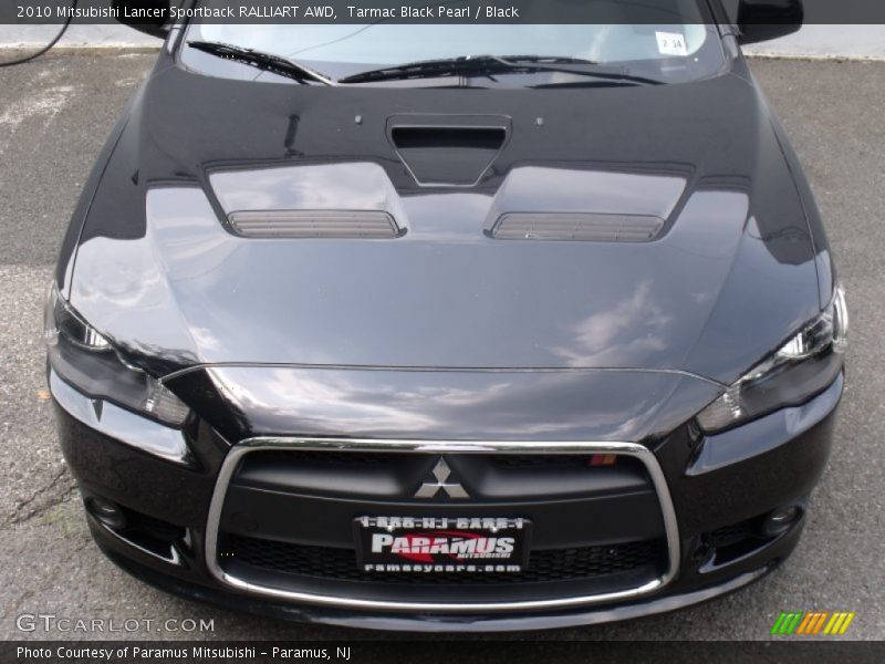 Tarmac Black Pearl / Black 2010 Mitsubishi Lancer Sportback RALLIART AWD