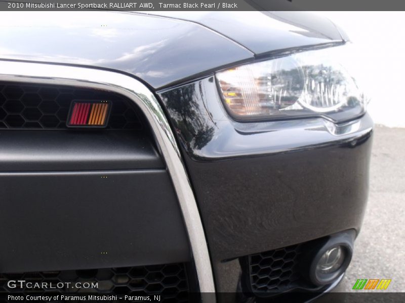 Tarmac Black Pearl / Black 2010 Mitsubishi Lancer Sportback RALLIART AWD