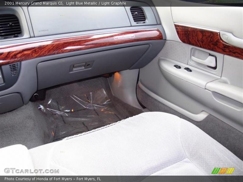 Light Blue Metallic / Light Graphite 2001 Mercury Grand Marquis GS