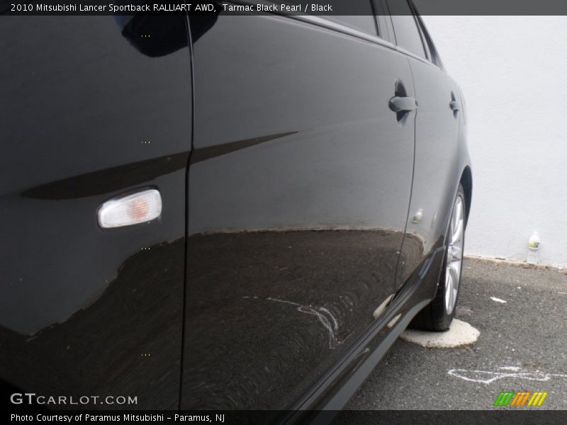 Tarmac Black Pearl / Black 2010 Mitsubishi Lancer Sportback RALLIART AWD
