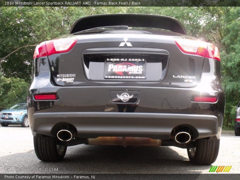 Tarmac Black Pearl / Black 2010 Mitsubishi Lancer Sportback RALLIART AWD