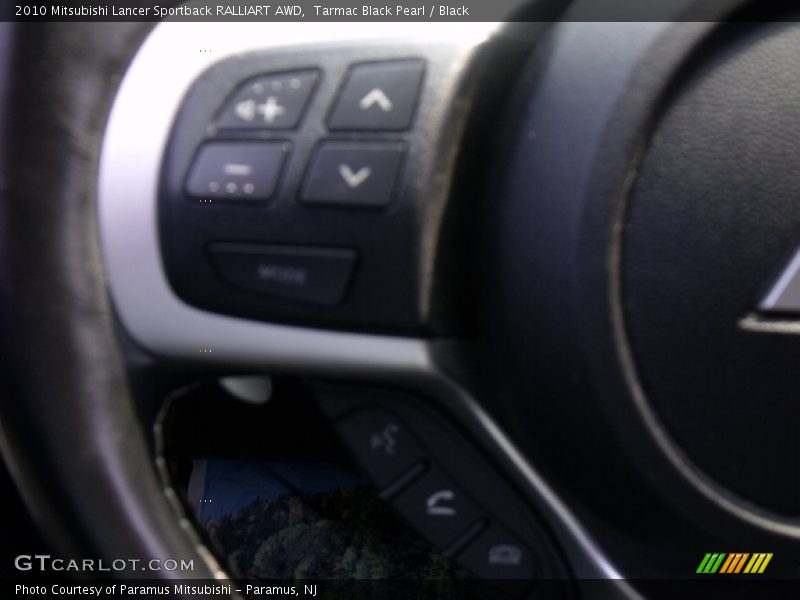 Tarmac Black Pearl / Black 2010 Mitsubishi Lancer Sportback RALLIART AWD