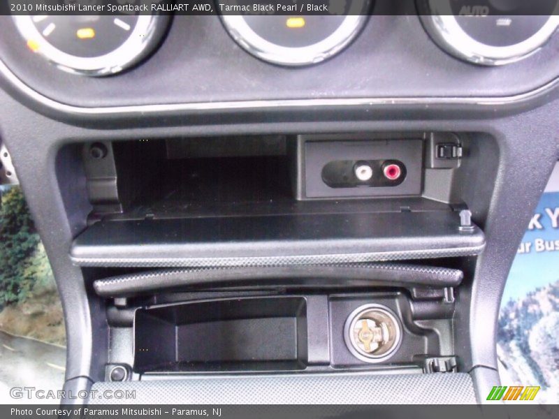 Tarmac Black Pearl / Black 2010 Mitsubishi Lancer Sportback RALLIART AWD
