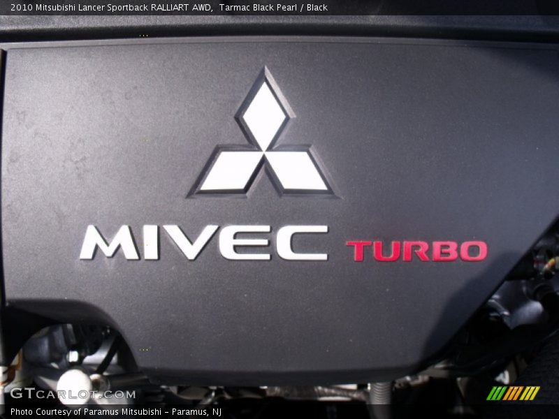 Tarmac Black Pearl / Black 2010 Mitsubishi Lancer Sportback RALLIART AWD