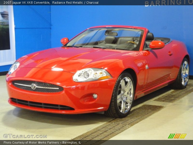 Radiance Red Metallic / Charcoal 2007 Jaguar XK XK8 Convertible