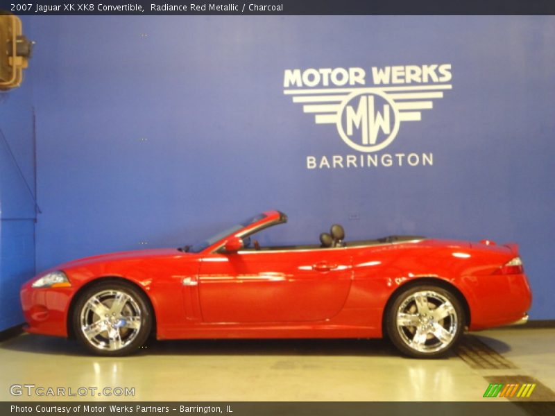 Radiance Red Metallic / Charcoal 2007 Jaguar XK XK8 Convertible