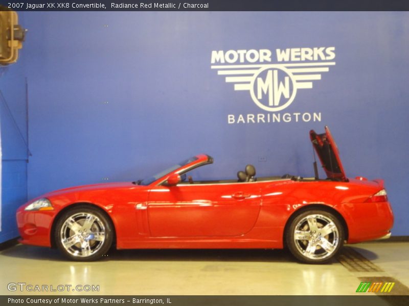 Radiance Red Metallic / Charcoal 2007 Jaguar XK XK8 Convertible