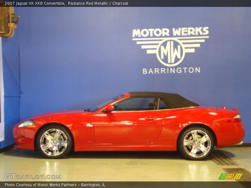 Radiance Red Metallic / Charcoal 2007 Jaguar XK XK8 Convertible