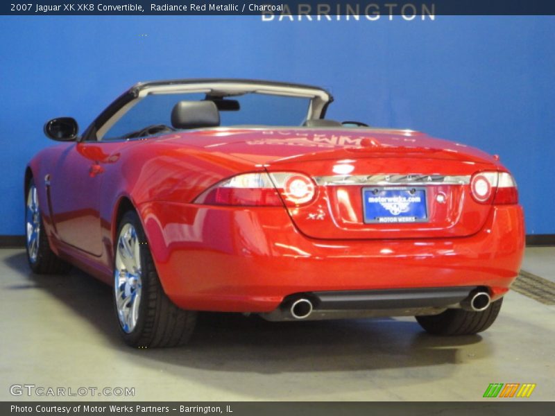 Radiance Red Metallic / Charcoal 2007 Jaguar XK XK8 Convertible