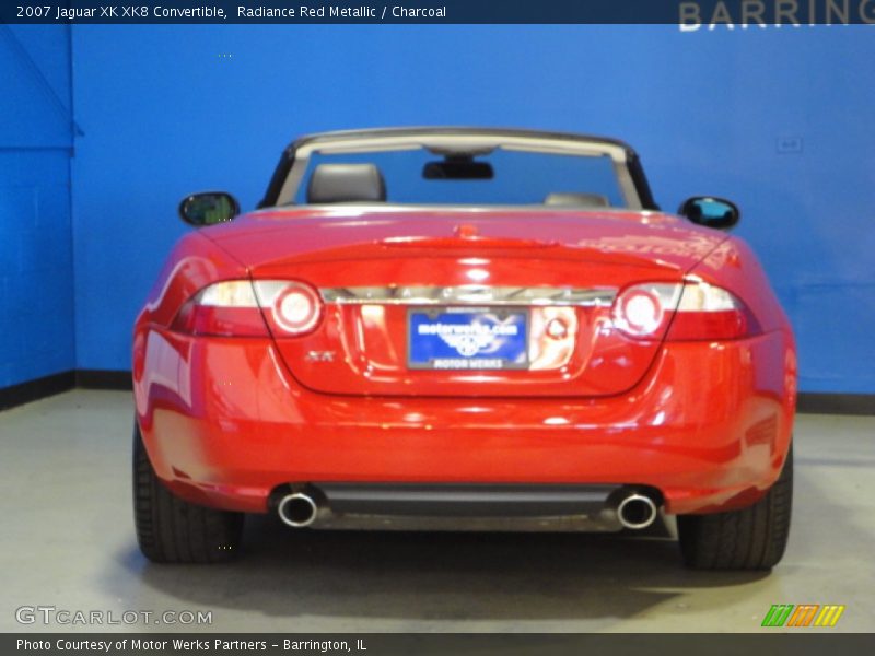 Radiance Red Metallic / Charcoal 2007 Jaguar XK XK8 Convertible