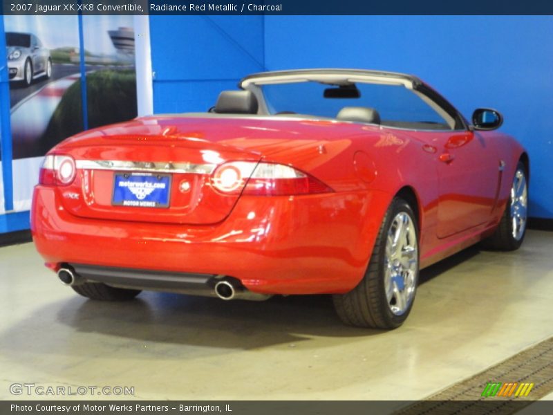 Radiance Red Metallic / Charcoal 2007 Jaguar XK XK8 Convertible