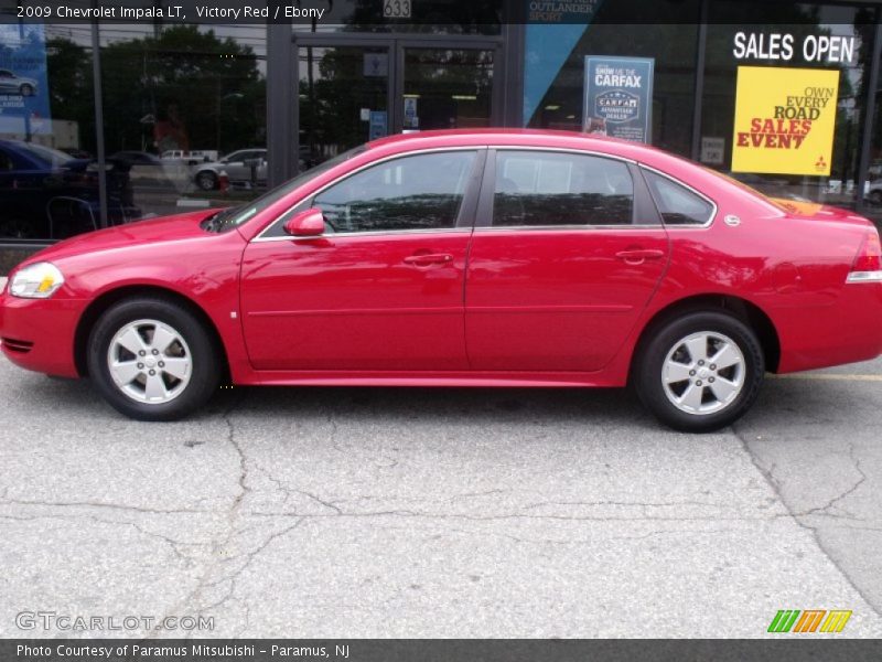 Victory Red / Ebony 2009 Chevrolet Impala LT