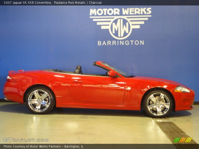 Radiance Red Metallic / Charcoal 2007 Jaguar XK XK8 Convertible