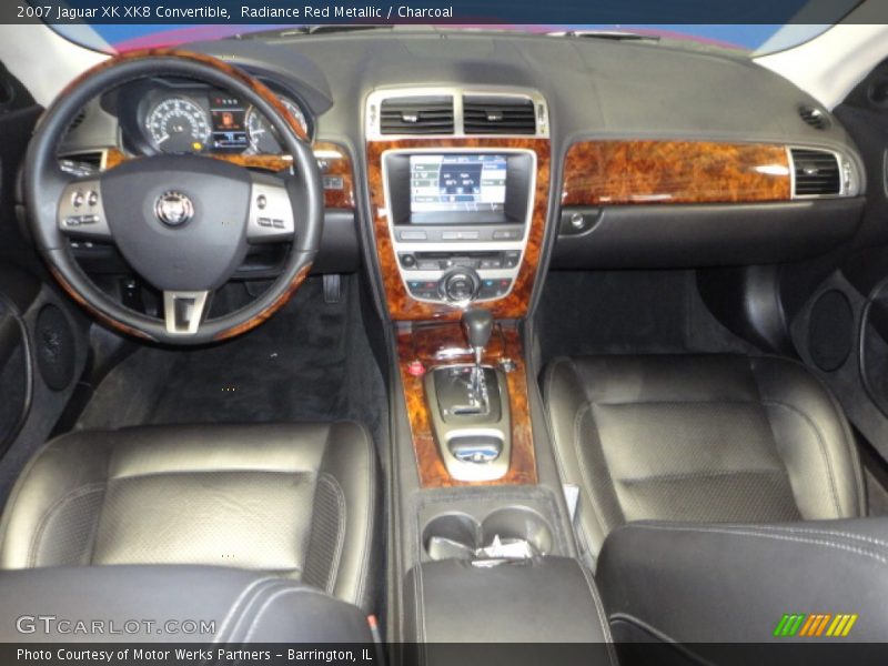Radiance Red Metallic / Charcoal 2007 Jaguar XK XK8 Convertible