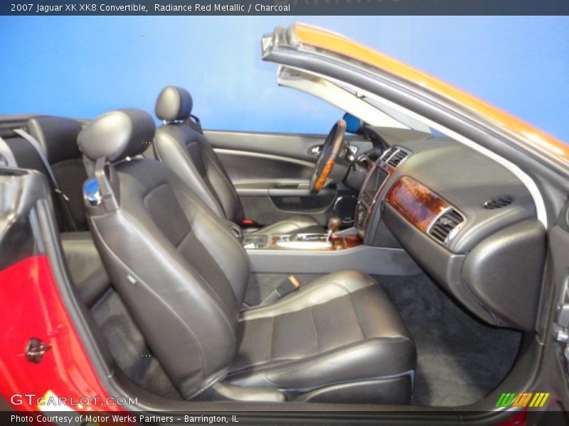 Radiance Red Metallic / Charcoal 2007 Jaguar XK XK8 Convertible