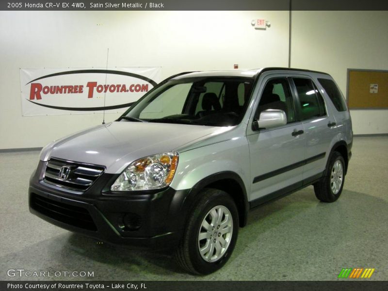 Satin Silver Metallic / Black 2005 Honda CR-V EX 4WD