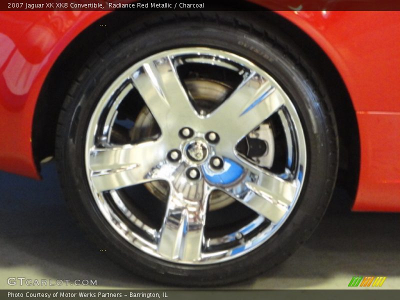 Radiance Red Metallic / Charcoal 2007 Jaguar XK XK8 Convertible