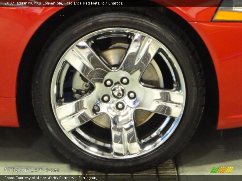 Radiance Red Metallic / Charcoal 2007 Jaguar XK XK8 Convertible