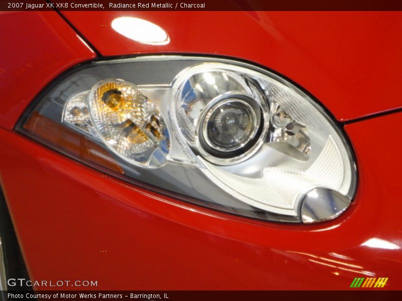 Radiance Red Metallic / Charcoal 2007 Jaguar XK XK8 Convertible