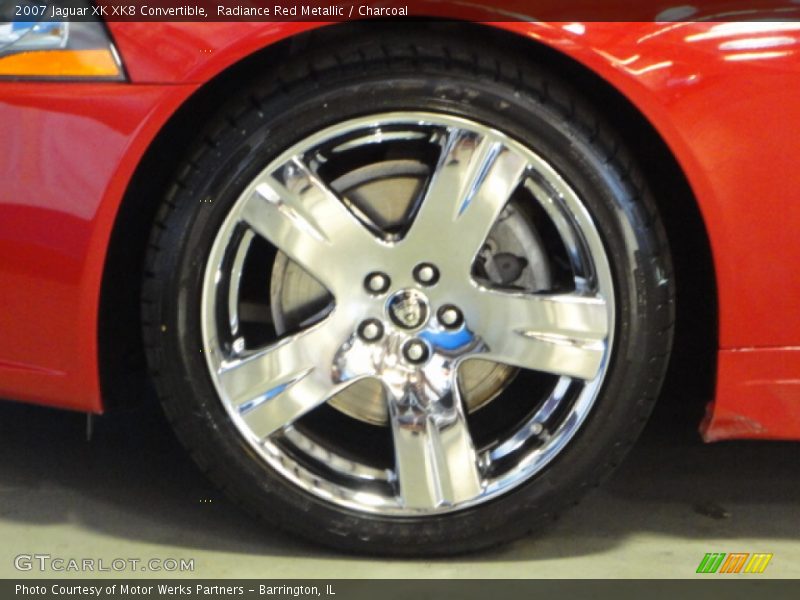Radiance Red Metallic / Charcoal 2007 Jaguar XK XK8 Convertible
