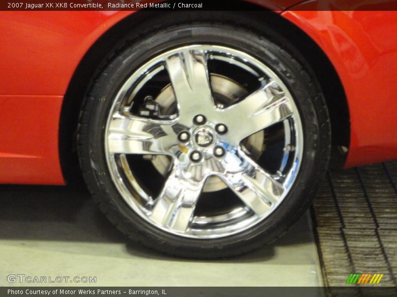 Radiance Red Metallic / Charcoal 2007 Jaguar XK XK8 Convertible