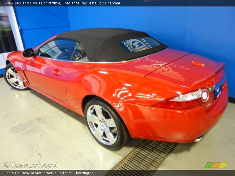 Radiance Red Metallic / Charcoal 2007 Jaguar XK XK8 Convertible