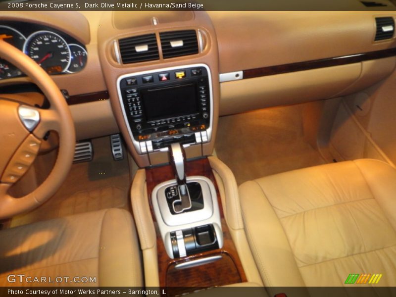 Dark Olive Metallic / Havanna/Sand Beige 2008 Porsche Cayenne S