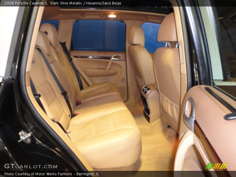 Dark Olive Metallic / Havanna/Sand Beige 2008 Porsche Cayenne S