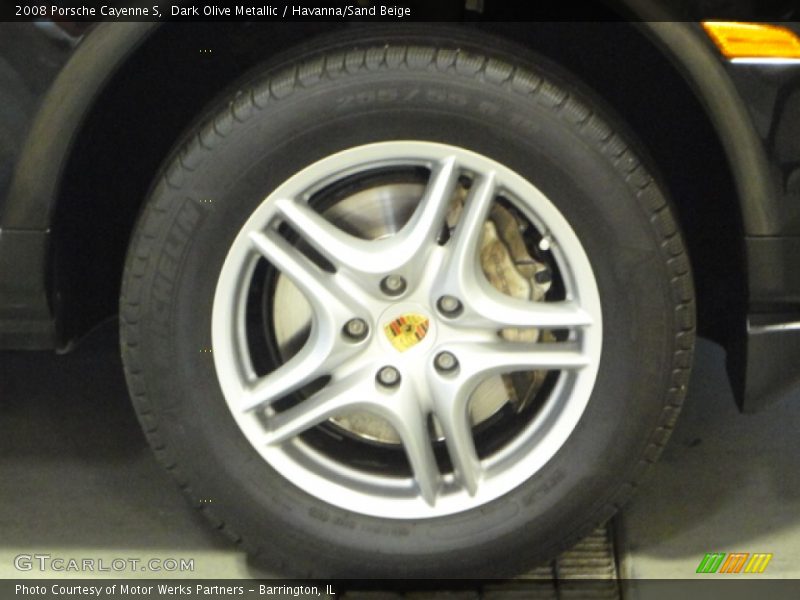 Dark Olive Metallic / Havanna/Sand Beige 2008 Porsche Cayenne S