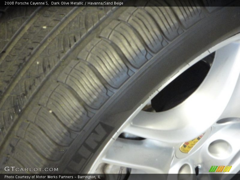 Dark Olive Metallic / Havanna/Sand Beige 2008 Porsche Cayenne S