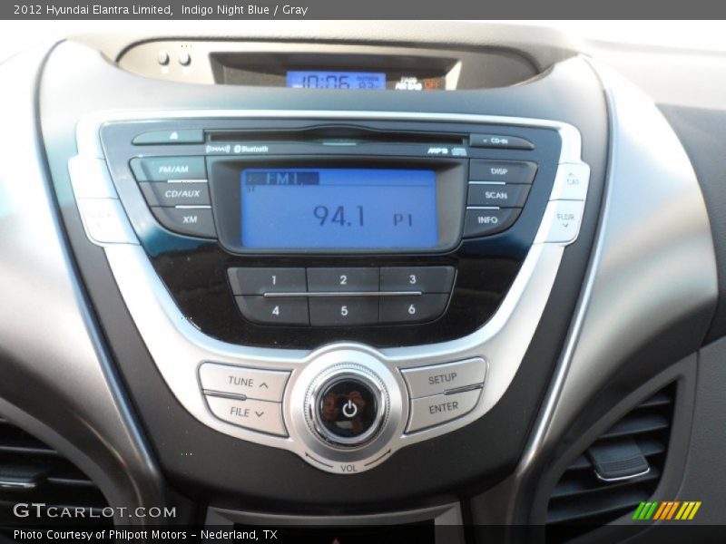 Controls of 2012 Elantra Limited