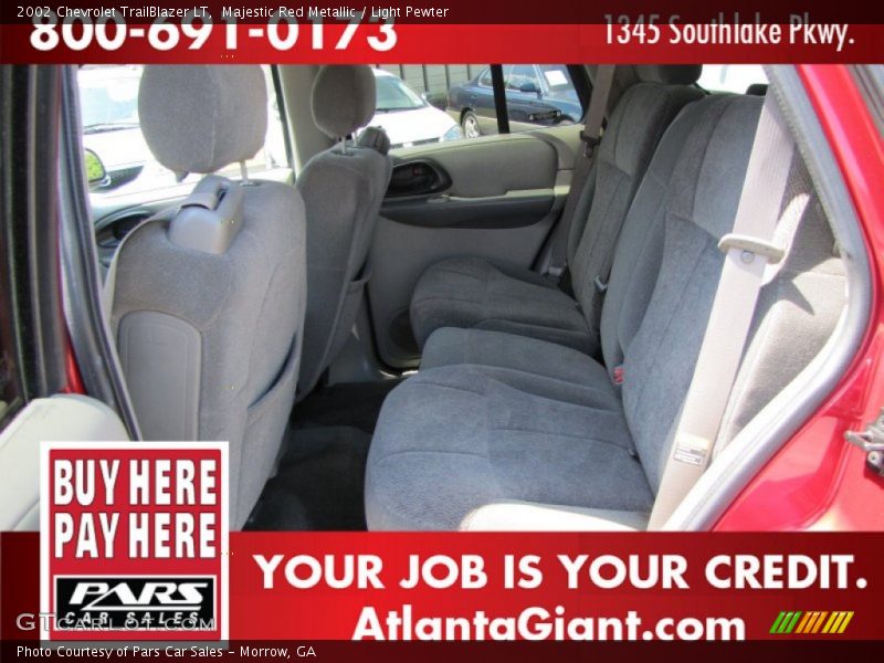 Majestic Red Metallic / Light Pewter 2002 Chevrolet TrailBlazer LT