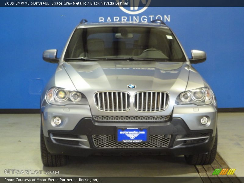 Space Grey Metallic / Black Nevada Leather 2009 BMW X5 xDrive48i