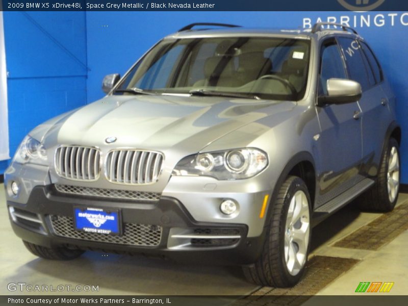 Space Grey Metallic / Black Nevada Leather 2009 BMW X5 xDrive48i