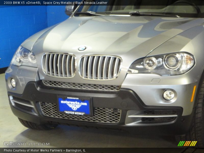 Space Grey Metallic / Black Nevada Leather 2009 BMW X5 xDrive48i
