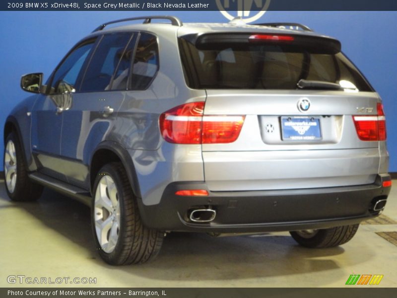 Space Grey Metallic / Black Nevada Leather 2009 BMW X5 xDrive48i