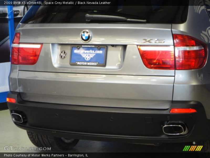 Space Grey Metallic / Black Nevada Leather 2009 BMW X5 xDrive48i