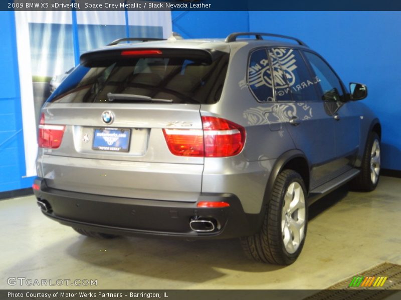 Space Grey Metallic / Black Nevada Leather 2009 BMW X5 xDrive48i