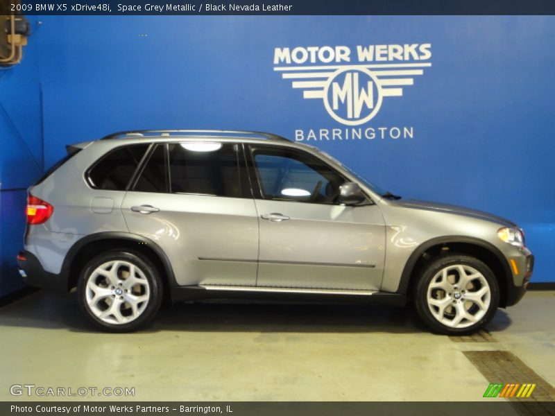 Space Grey Metallic / Black Nevada Leather 2009 BMW X5 xDrive48i