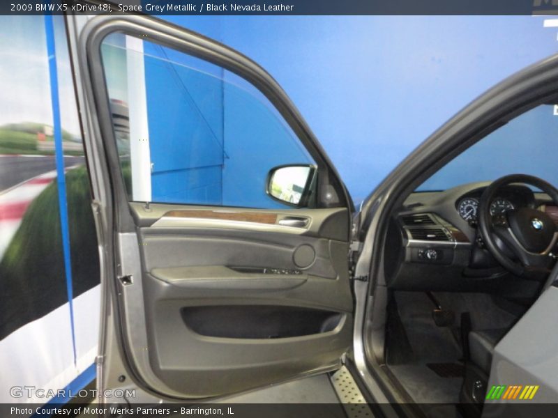 Space Grey Metallic / Black Nevada Leather 2009 BMW X5 xDrive48i