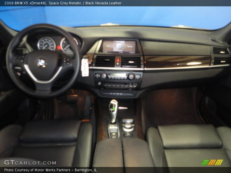 Space Grey Metallic / Black Nevada Leather 2009 BMW X5 xDrive48i