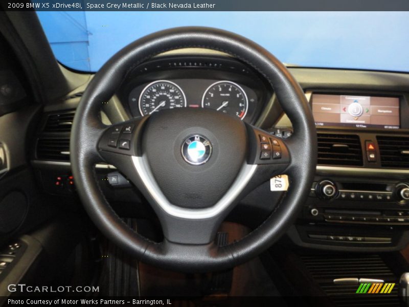 Space Grey Metallic / Black Nevada Leather 2009 BMW X5 xDrive48i