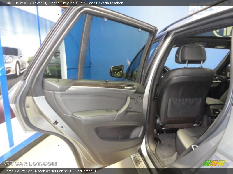 Space Grey Metallic / Black Nevada Leather 2009 BMW X5 xDrive48i