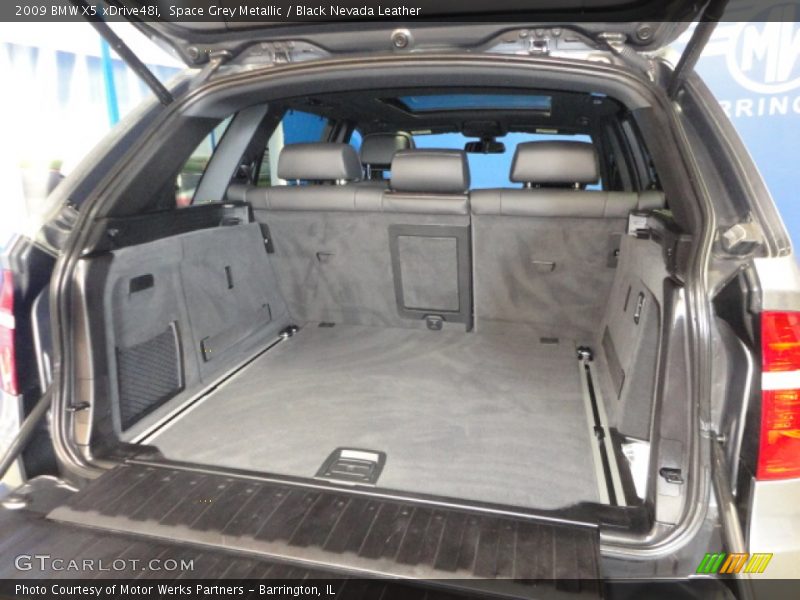 Space Grey Metallic / Black Nevada Leather 2009 BMW X5 xDrive48i