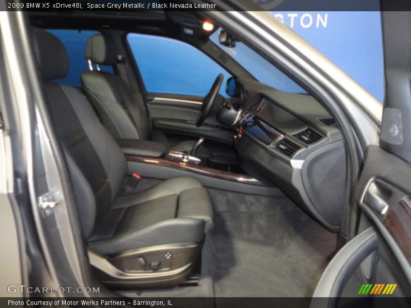 Space Grey Metallic / Black Nevada Leather 2009 BMW X5 xDrive48i